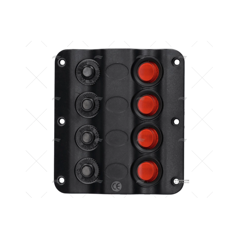 PANEL CONTROL 4P LED 12V