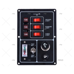 PANEL CONTROL NIV.BAT, MECHEROS E INTER.