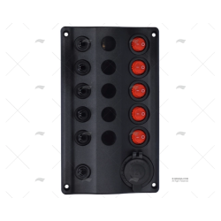 PANEL INT. 12V C/TOMA MECHERO 6