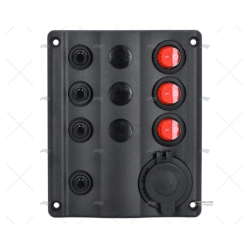 PANEL INT. 12V LED C/TOMA MECHERO