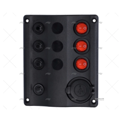 PANEL INT. 3P 12V 107X130 USB