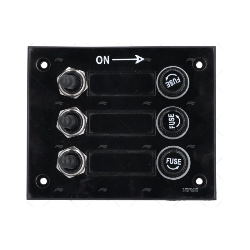 PANEL INTERRUPTOR 3P 12/24V 114X92X35MM