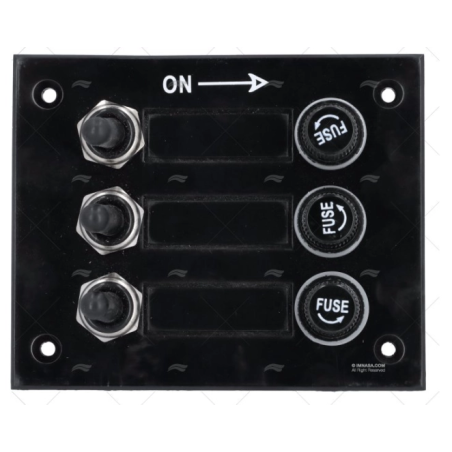 PANEL INTERRUPTOR 3P 12/24V 114X92X35MM