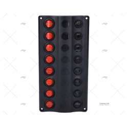 PANEL INTERRUPTOR 8P 12V 107X210