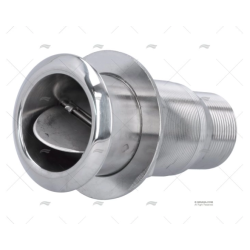 MEGA PASACASCO C/VALVULA 1-1/2"MM SS316 MARINE TOWN