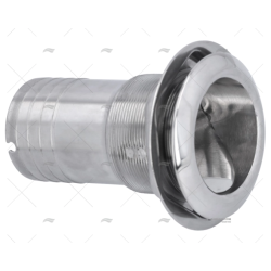 MEGA PASACASCO C/VALVULA 51MM INOX 316 MARINE TOWN