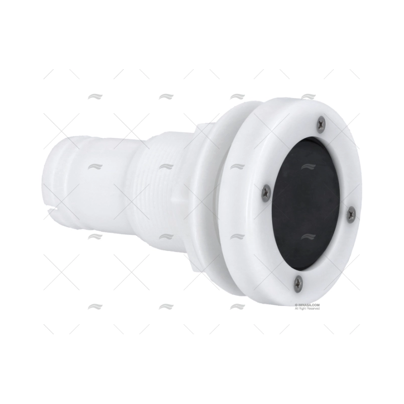 PASACASCO BLANCO 1"1/2 38MM C/VALVULA