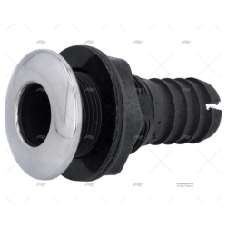 PASACASCO EN ABS C/TAPA INOX 1 1/4"
