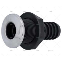 PASACASCO EN ABS C/TAPA INOX 1" SMALL