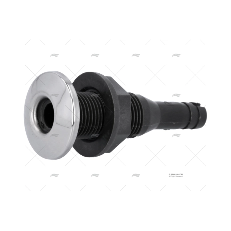 PASACASCO EN ABS C/TAPA INOX 1/2"