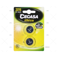 BATERIA PILA CR2016 3,0V/2UD.