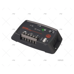 CONTROLADOR P. SOLAR 10A CON USB XUNZEL