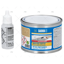 KIT GEL COAT BLANCO SADIRA 120 GRS.