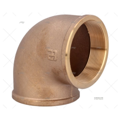 CODO BRONCE H-H 90º 3" GUIDI