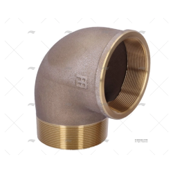 CODO BRONCE M-H 90º 3" GUIDI