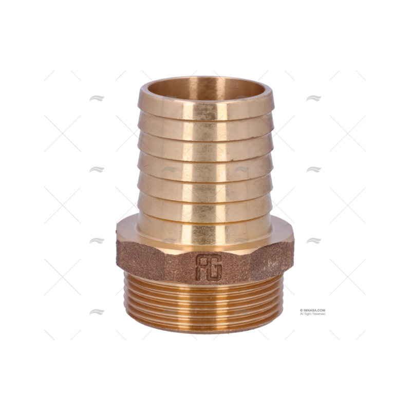 ENTRONQUE BRONCE 1"1/2X40MM GUIDI