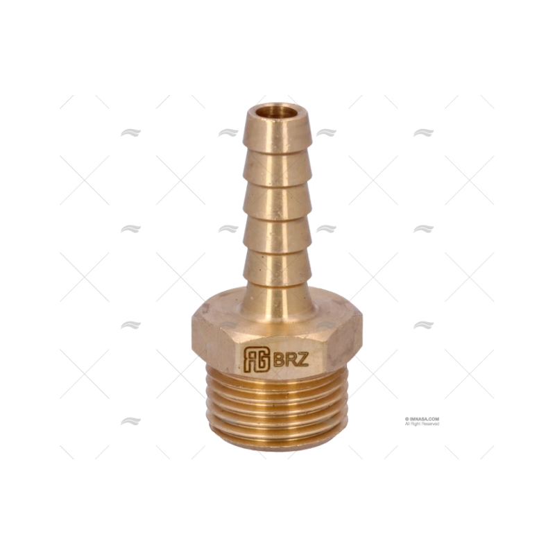 ENTRONQUE BRONCE 1/2"X10MM GUIDI