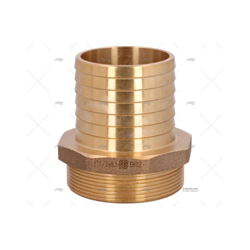 ENTRONQUE BRONCE 2"1/2X63MM GUIDI