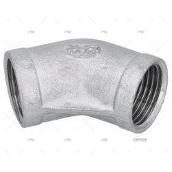 CODO INOX H-H 45º 3/8"