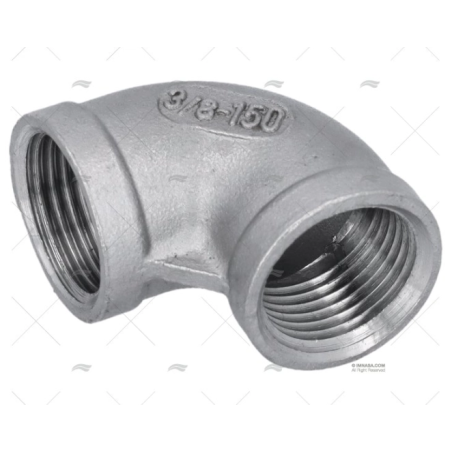CODO INOX H-H 90º 3/8"