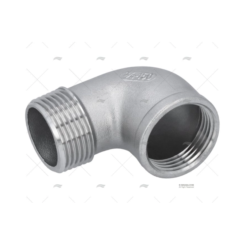 CODO INOX M-H 3/4"