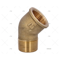 CODO 45º LATON M-H 1" GUIDI