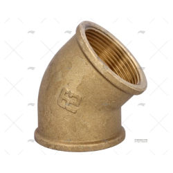 CODO H-H 45º 1"1/2 GUIDI