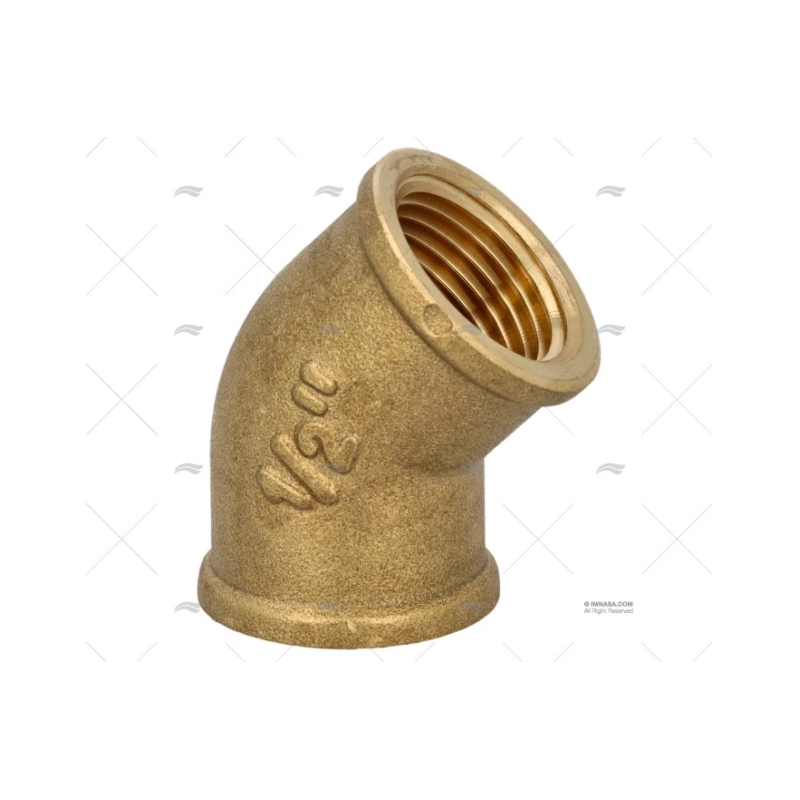 CODO H-H 45º 1/2" GUIDI