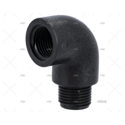 CODO 90º MACHO/HEMBRA BSP PP 1/2" RANDEX IBERICA