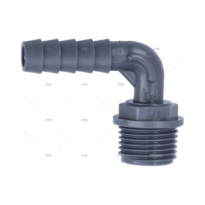 MANGUITO 90º MACHO 1/2" DIAM 13MM RANDEX IBERICA