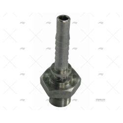 BOCA TUBO MACHO GAS T5/16 - F3/8 INOX