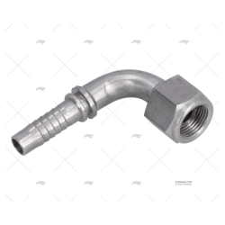 MACHO ROSCA GAS 90 T3/8 - F3/8 INOX