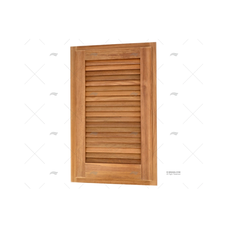 PUERTA PERSIANA TECA 380X610MM ARC MARINE