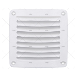 REJILLA ABS BLANCO 118X118MM