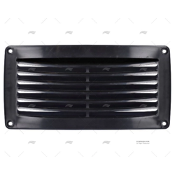REJILLA ABS NEGRO 206X106MM