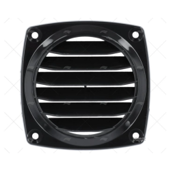 REJILLA NEGRA 76X62MM CON TUBO