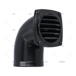 REJILLA NEGRA 90º 94X94MM
