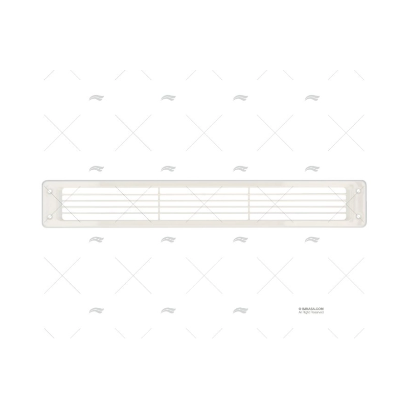 REJILLA PLANA BLANCA 445MM X 68MM