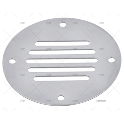 REJILLA PLANA INOX DIAM 63MM