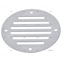 REJILLA PLANA INOX DIAM 83MM