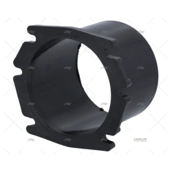 TUBO PARA REJILLA ABS NEGRA