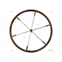 RUEDA TIMON 900MM 6R MADERA/INOX SAVORETTI ARMANDO