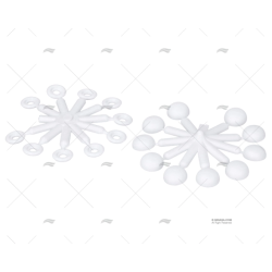ARANDELA+TAPON TORNILLO 14 PLANA(PACK-10