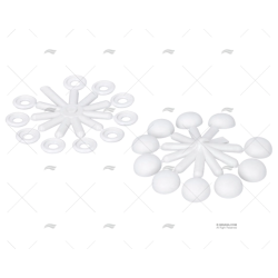 ARANDELA+TAPON TORNILLO 16 PLANA(PACK-10