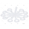 ARANDELA TORNILLO 16 CONICO (PACK-10)