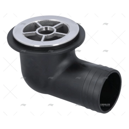 DESAGUE CODO 51MM PVC/INOX 316 MARINE TOWN