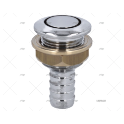 RESPIRADERO LATON CROMADO 16MM