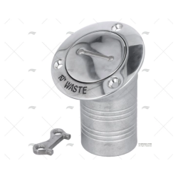 TAPON WASTE 30º 51MM INOX 316 MARINE TOWN