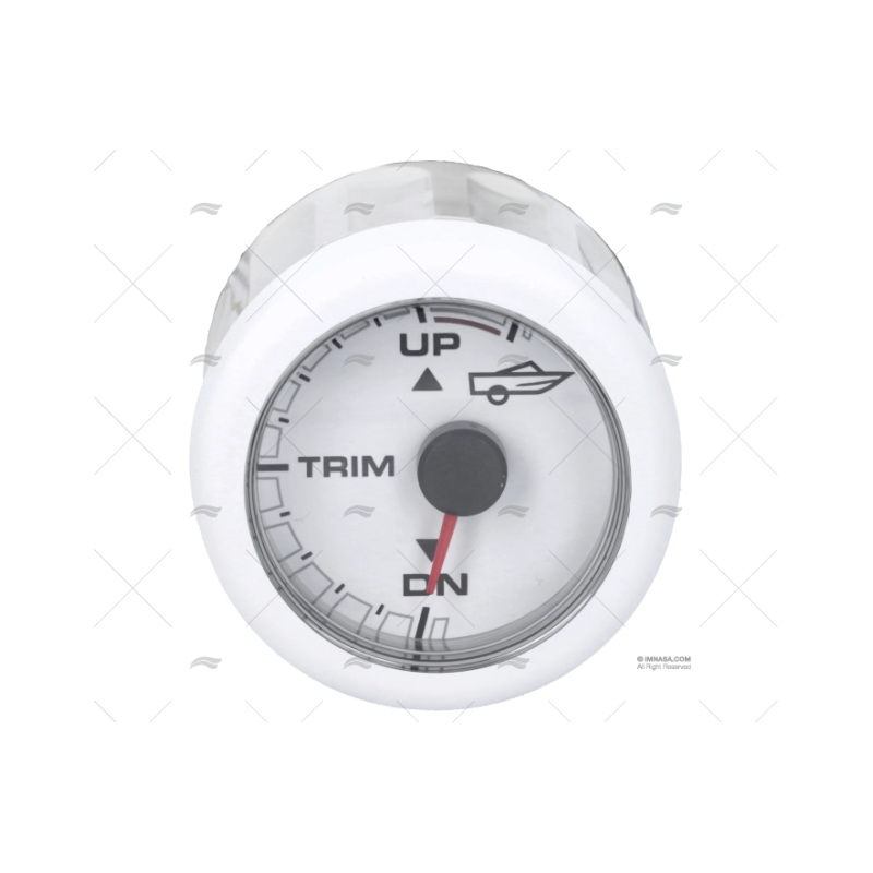 INDICADOR TRIM 52MM 12V BLANCO OL