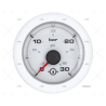 MANOMETRO OL 12/24V 30 BAR 52MM BLANCO